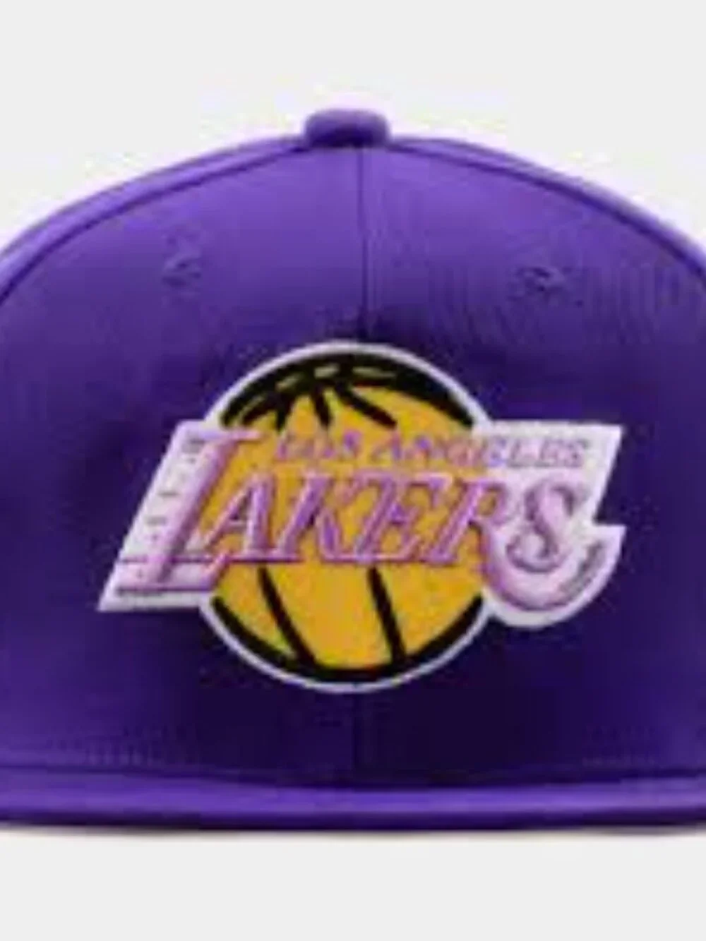 Men's Mitchell & Ness Purple Los Angeles Lakers Hardwood Classics Under Finals